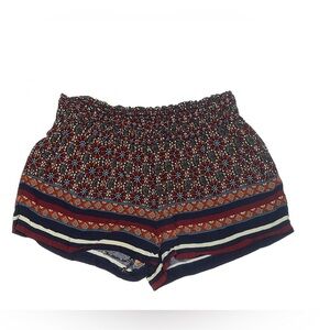 Lily White Patterned Shorts